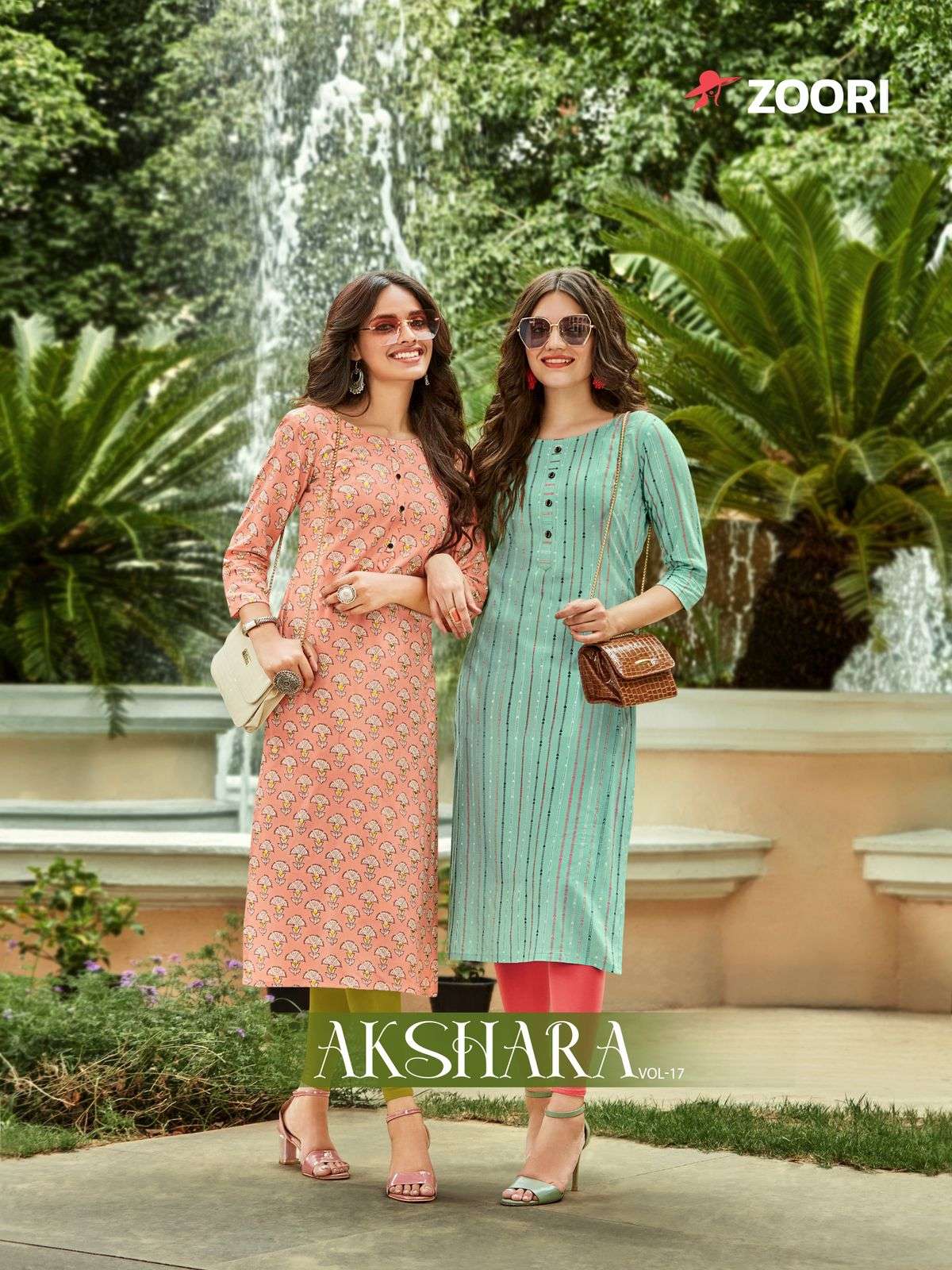 AKSHARA VOL-17 BY ZOORI 1099 TO 1104 SERIES DESIGNER STYLISH FANCY COLORFUL BEAUTIFUL PARTY WEAR & ETHNIC WEAR COLLECTION RAYON PRINT KURTIS AT WHOLESALE PRICE