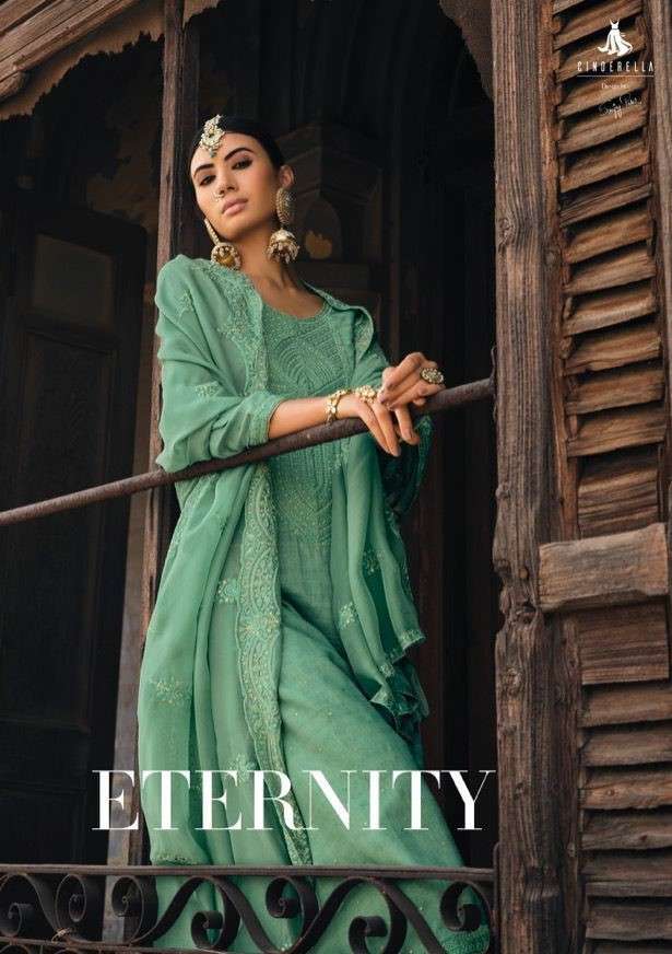 ETERNITY BY CINDERELLA 10133 TO 10138 SERIES BEAUTIFUL SUITS COLORFUL STYLISH FANCY CASUAL WEAR & ETHNIC WEAR PURE TUSSAR SILK DRESSES AT WHOLESALE PRICE