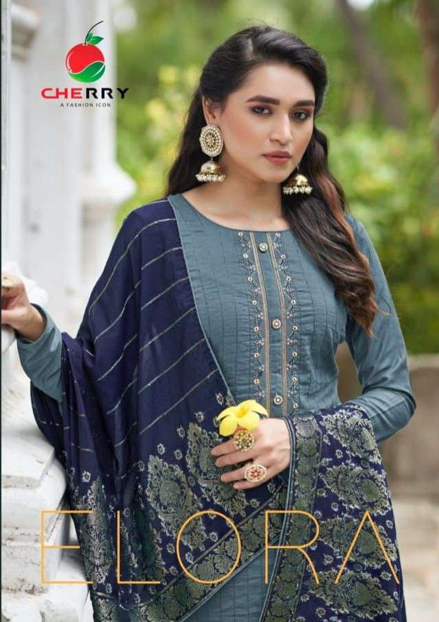 ELORA BY CHERRY 01 TO 04 SERIES BEAUTIFUL SUITS COLORFUL STYLISH FANCY CASUAL WEAR & ETHNIC WEAR PARAMPARA SILK DRESSES AT WHOLESALE PRICE
