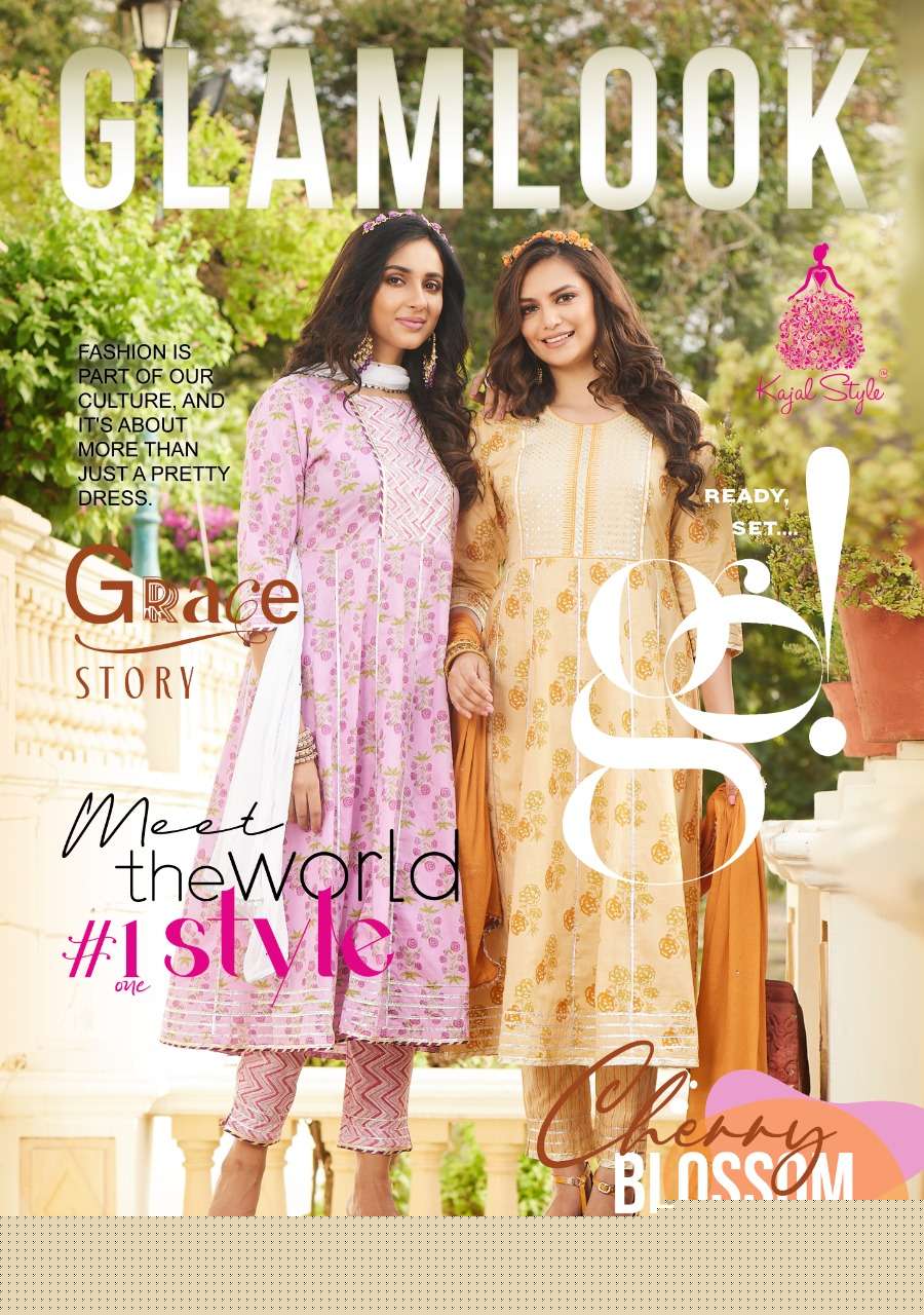 GLAMLOOK BY KAJAL STYLE 1001 TO 1008 SERIES BEAUTIFUL SUITS COLORFUL STYLISH FANCY CASUAL WEAR & ETHNIC WEAR COTTON PRINT DRESSES AT WHOLESALE PRICE