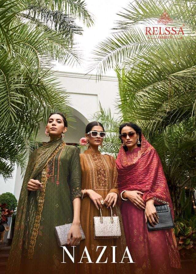 NAZIA BY RELSAA FABRICS 40001 TO 40006 SERIES BEAUTIFUL SUITS COLORFUL STYLISH FANCY CASUAL WEAR & ETHNIC WEAR PURE MODAL DIGITAL PRINT DRESSES AT WHOLESALE PRICE