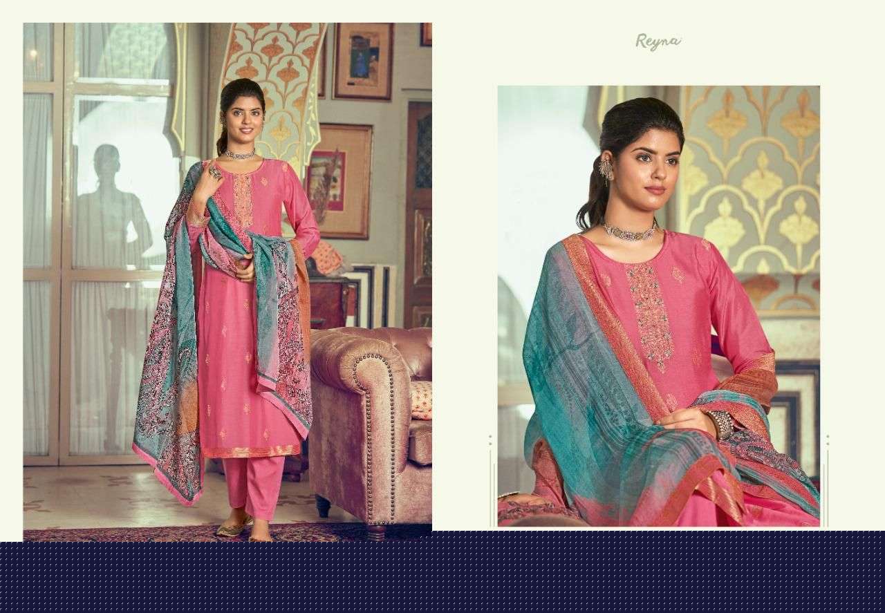 SERENA BY REYNA 811 TO 816 SERIES BEAUTIFUL SUITS COLORFUL STYLISH FANCY CASUAL WEAR & ETHNIC WEAR PURE SILK DRESSES AT WHOLESALE PRICE