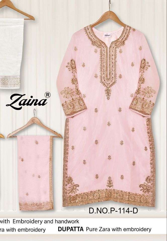ZAINA HIT COLLECTION VOL-2 BY PRIYAM BEAUTIFUL PAKISTANI SUITS COLORFUL STYLISH FANCY CASUAL WEAR & ETHNIC WEAR PURE GEORGETTE DRESSES AT WHOLESALE PRICE