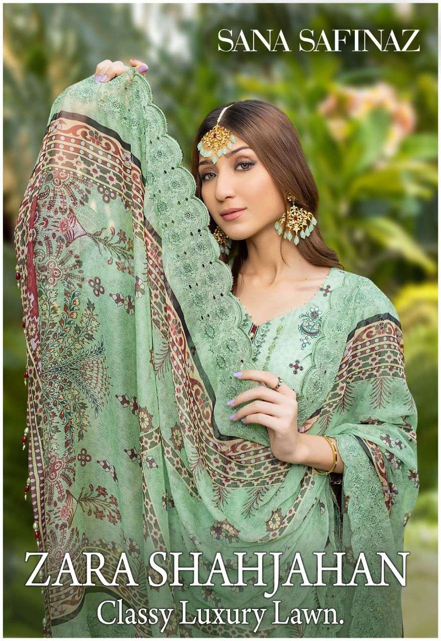 ZARA SHAHJAHAN BY SANA SAFINAZ 01 TO 06 SERIES BEAUTIFUL PAKISTANI SUITS STYLISH COLORFUL FANCY CASUAL WEAR & ETHNIC WEAR PURE LAWN DRESSES AT WHOLESALE PRICE