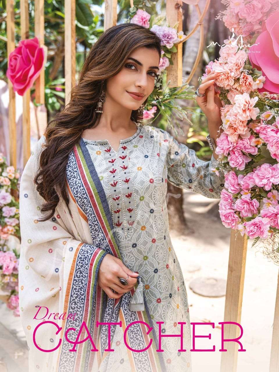 DREAM CATCHER BY MAYUR 101 TO 104 SERIES BEAUTIFUL SUITS COLORFUL STYLISH FANCY CASUAL WEAR & ETHNIC WEAR FANCY PRINT DRESSES AT WHOLESALE PRICE