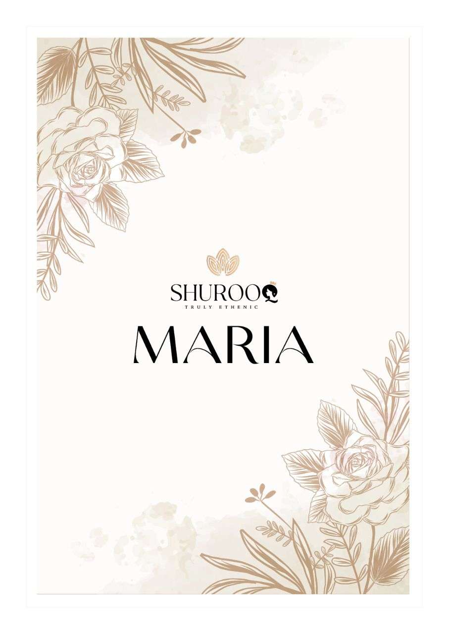 MARIA BY SHUROOQ 10085 TO 10088 SERIES BEAUTIFUL SUITS COLORFUL STYLISH FANCY CASUAL WEAR & ETHNIC WEAR CHINNON DRESSES AT WHOLESALE PRICE
