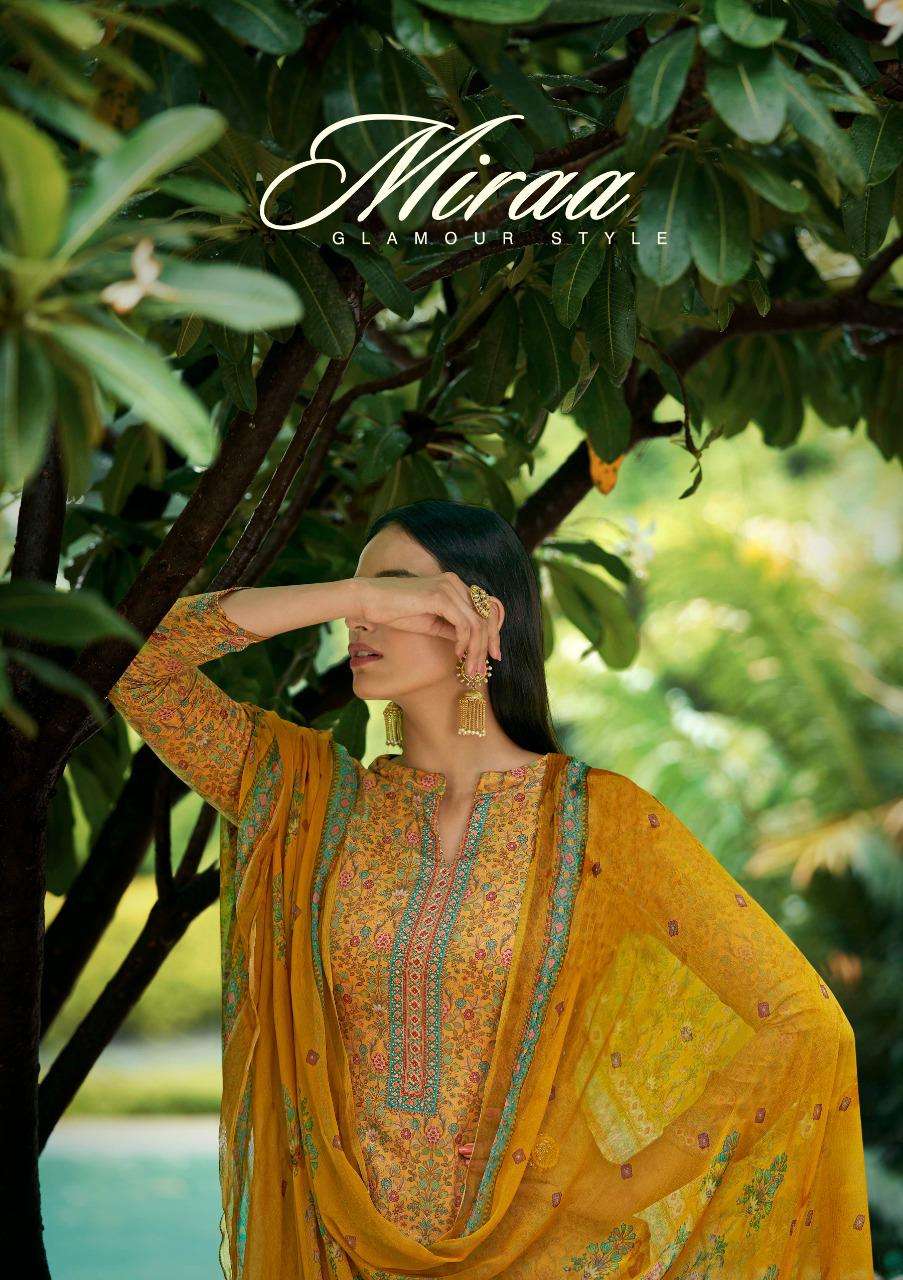 MIRAA BY SARGAM PRINTS 301-001 TO 301-008 SERIES BEAUTIFUL SUITS COLORFUL STYLISH FANCY CASUAL WEAR & ETHNIC WEAR PURE JAM PRINT DRESSES AT WHOLESALE PRICE