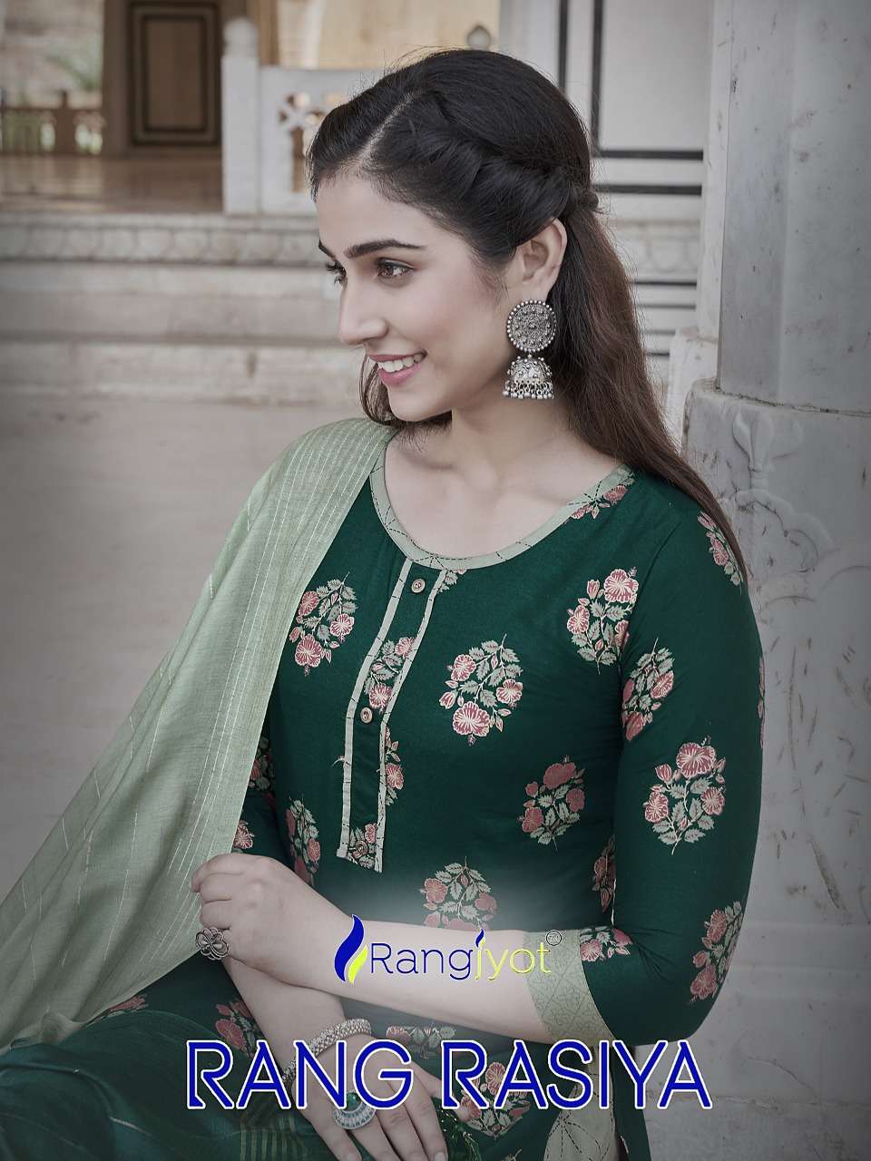 Rangrasiya By Rangjyot Fashion 1001 To 1008 Series Beautiful Suits Colorful Stylish Fancy Casual Wear & Ethnic Wear Rayon Gold Print Dresses At Wholesale Price