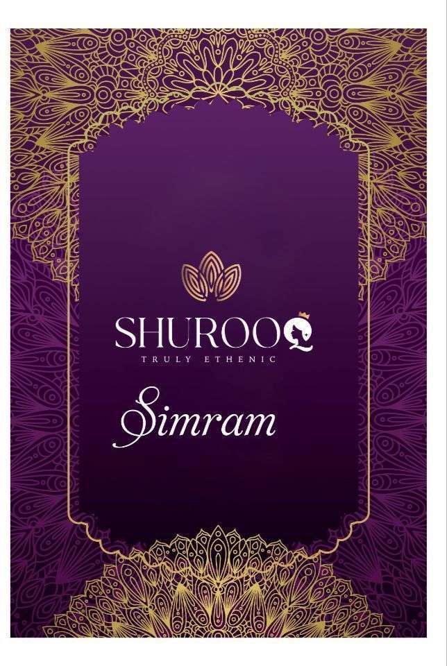 SIMRAM BY SHUROOQ 11800 TO 11803 SERIES BEAUTIFUL SUITS COLORFUL STYLISH FANCY CASUAL WEAR & ETHNIC WEAR MUSLIN JACQUARD DRESSES AT WHOLESALE PRICE
