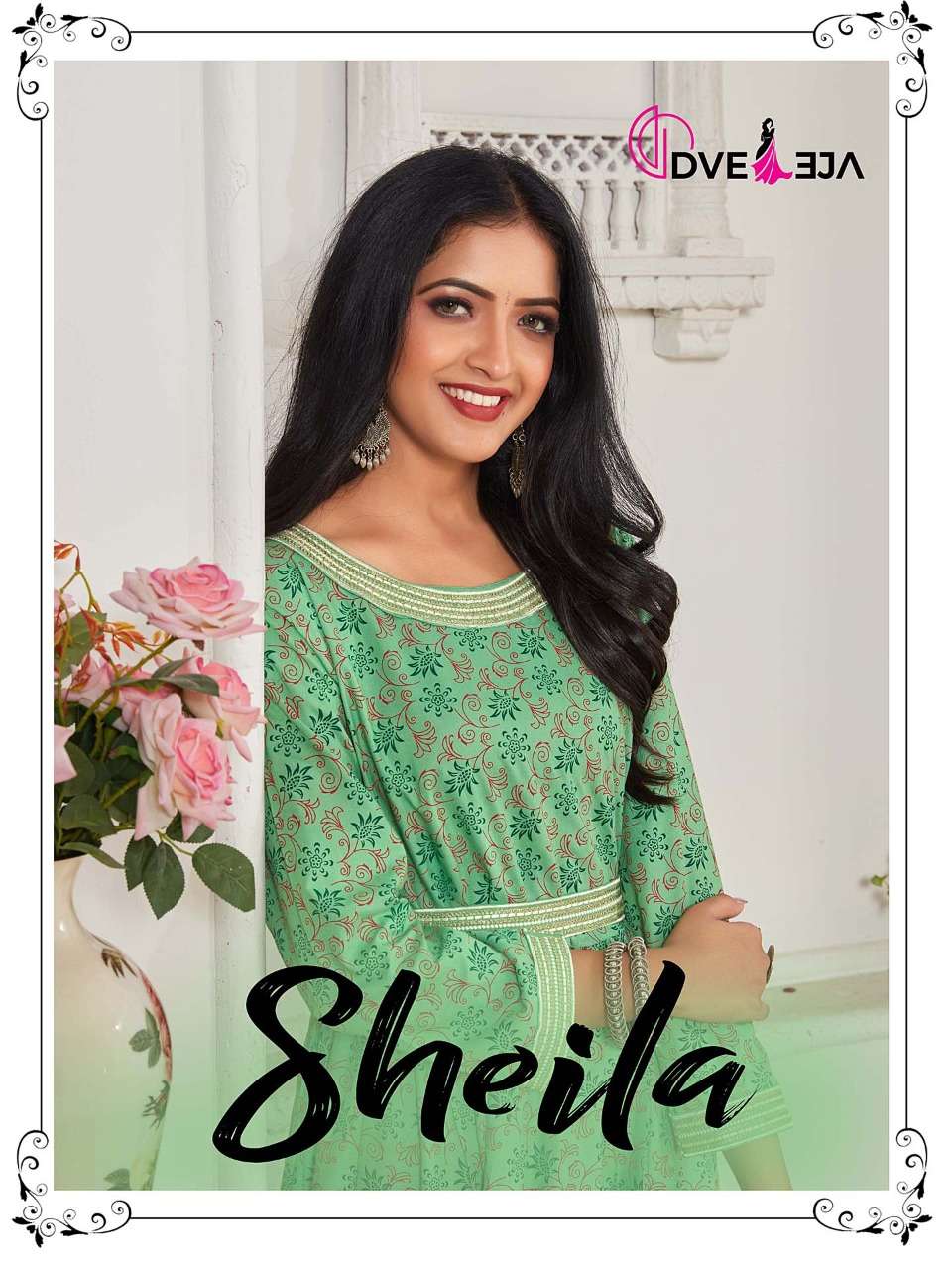 SHEILA BY DVEEJA 1001 TO 1006 SERIES BEAUTIFUL STYLISH FANCY COLORFUL CASUAL WEAR & ETHNIC WEAR HEAVY RAYON GOWNS AT WHOLESALE PRICE