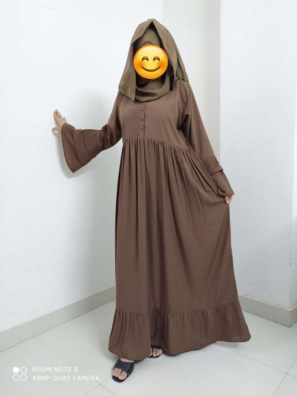 TRIPLE LAYER DAMAN FRILL BY FASHID WHOLESALE BEAUTIFUL STYLISH FANCY COLORFUL CASUAL WEAR & ETHNIC WEAR FANCY BURQA AT WHOLESALE PRICE