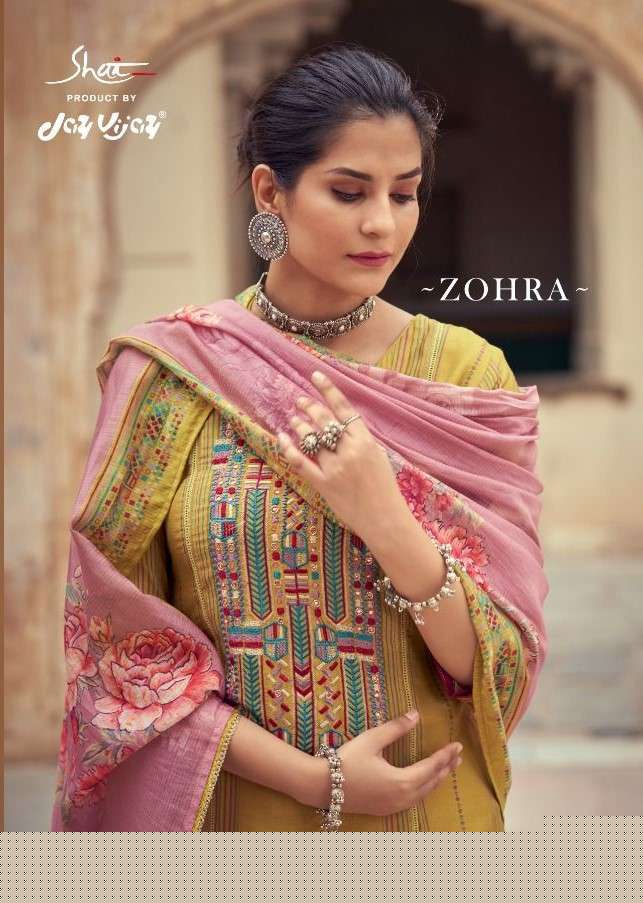 ZOHRA BY SHAI 2361 TO 2365 SERIES BEAUTIFUL SUITS COLORFUL STYLISH FANCY CASUAL WEAR & ETHNIC WEAR PURE SILK PRINT DRESSES AT WHOLESALE PRICE