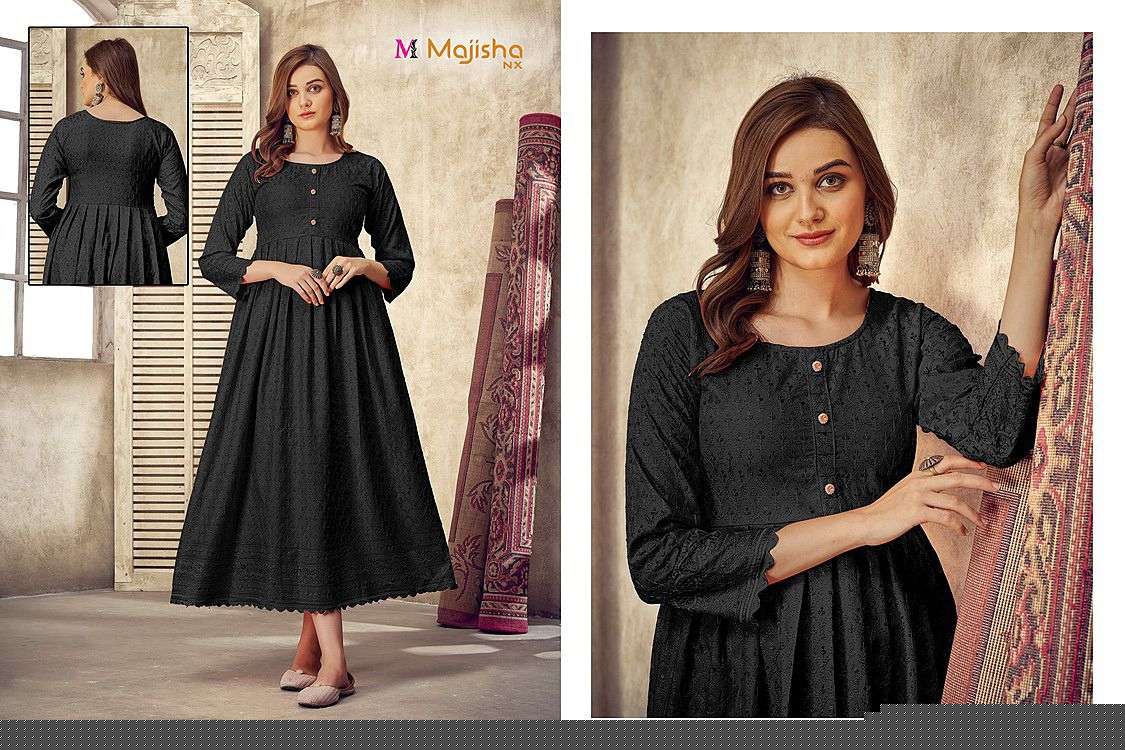 COLLEGE GIRL BY MAJISHA NX 01 TO 15 SERIES BEAUTIFUL STYLISH FANCY COLORFUL CASUAL WEAR & ETHNIC WEAR HEAVY RAYON GOWNS AT WHOLESALE PRICE