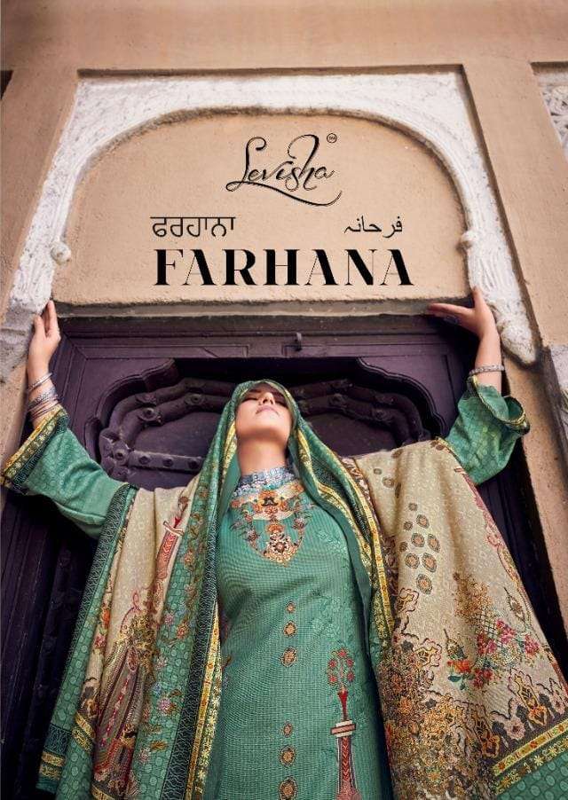Farhana By Levisha 1001 To 1006 Series Beautiful Suits Colorful Stylish Fancy Casual Wear & Ethnic Wear Pure Pashmina Digital Print Dresses At Wholesale Price