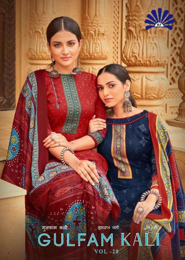 GULFAM KALI VOL-28 BY RADHA FABS 2801 TO 2810 SERIES DESIGNER SUITS COLLECTION BEAUTIFUL STYLISH COLORFUL FANCY PARTY WEAR & OCCASIONAL WEAR PURE PASHMINA PRINT DRESSES AT WHOLESALE PRICE
