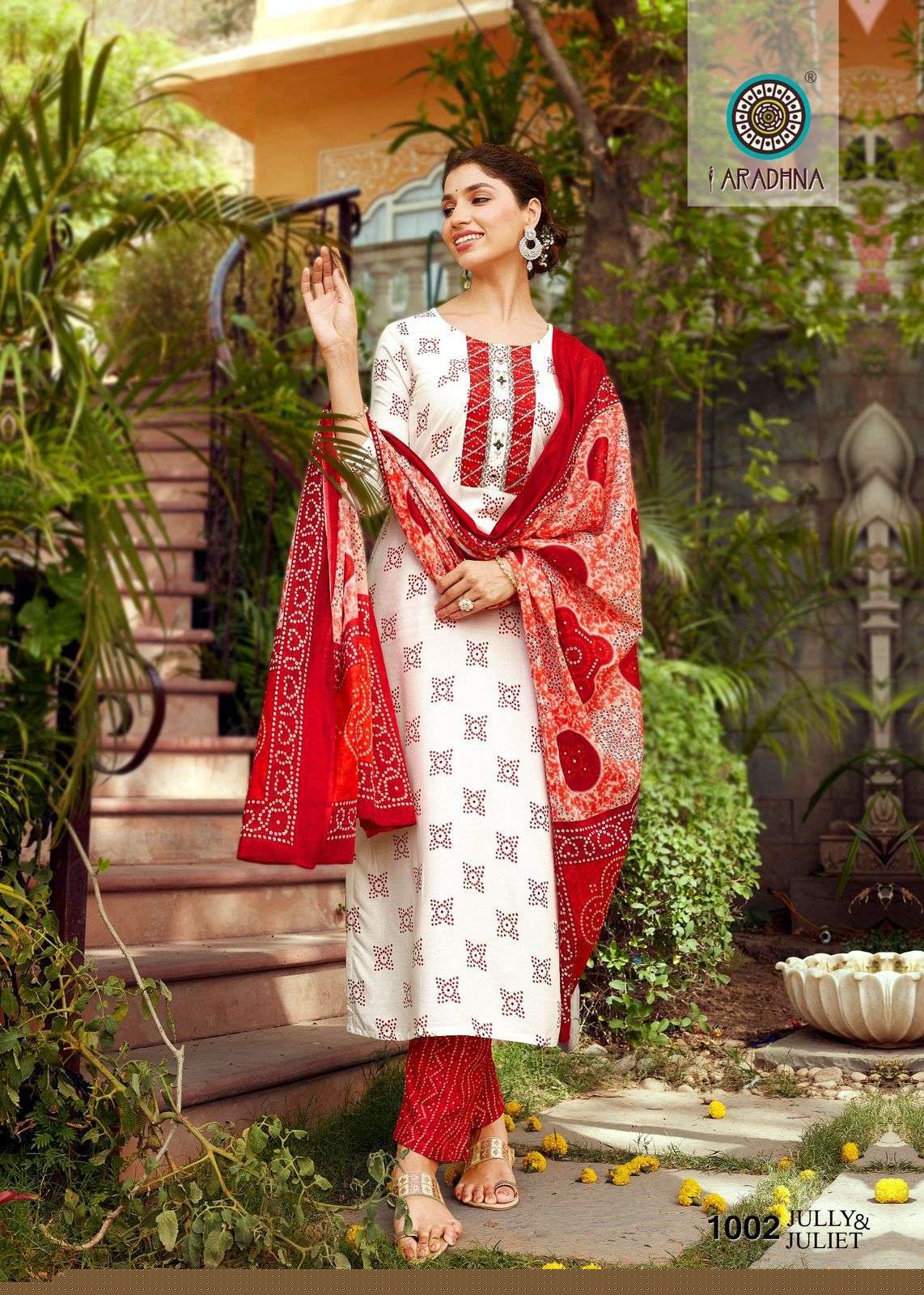 Jully And Juliet Vol-1 By Aradhna Fashion 1001 To 1009 Series Stylish Beautiful Colourful Printed & Embroidered Party Wear & Occasional Wear Rayon Embroidered Dresses At Wholesale Price