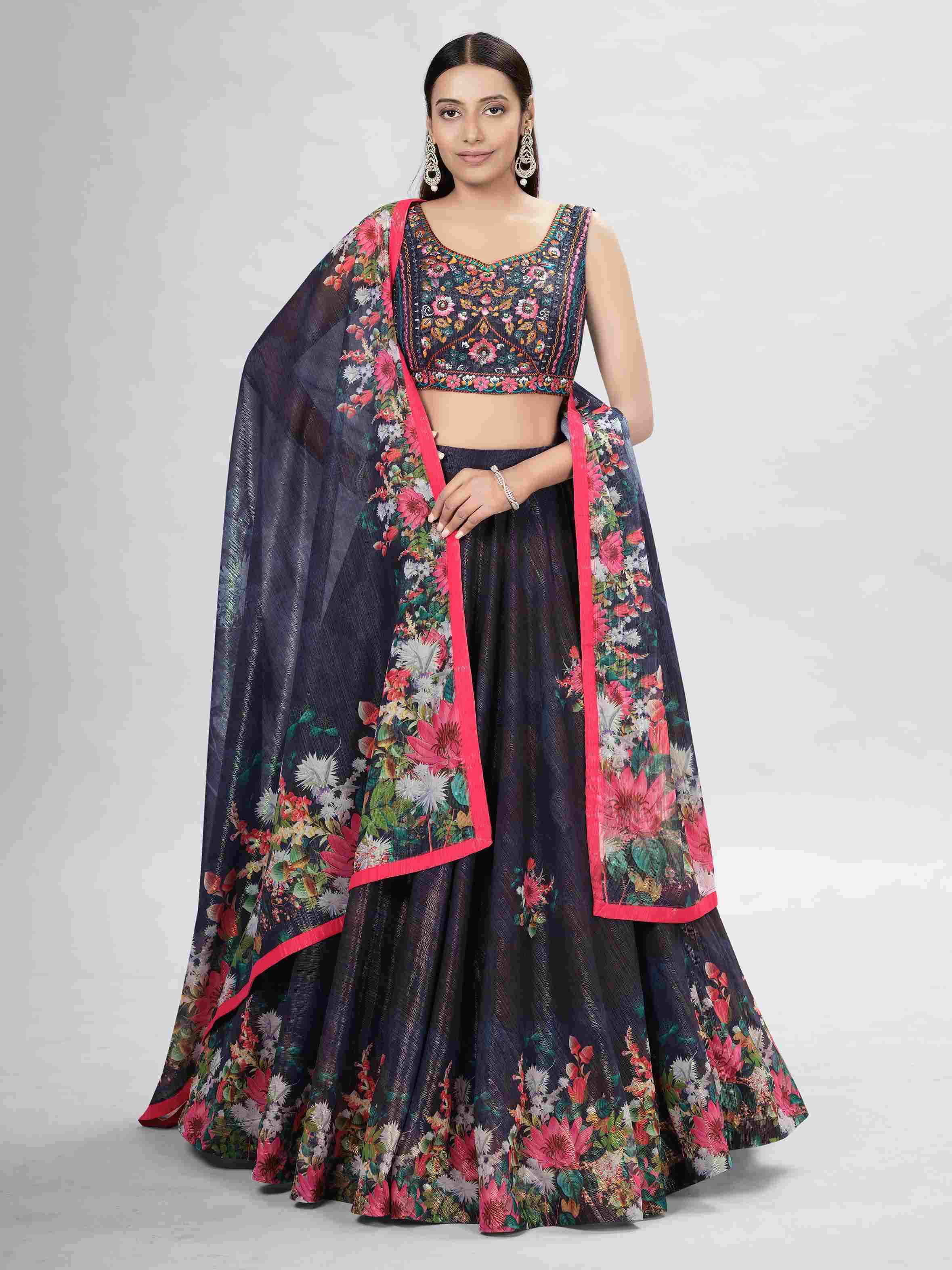 MIRABLE VOL-2 BY DRESSTIVE 4101 TO 4103 SERIES BRIDAL WEAR COLLECTION BEAUTIFUL STYLISH COLORFUL FANCY PARTY WEAR & OCCASIONAL WEAR ART SILK LEHENGAS AT WHOLESALE PRICE