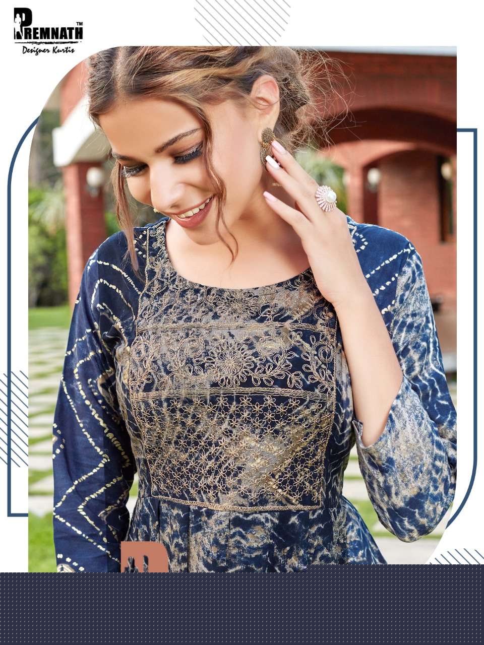 PHIBORI BY PREMNATH 1001 TO 1006 SERIES DESIGNER STYLISH FANCY COLORFUL BEAUTIFUL PARTY WEAR & ETHNIC WEAR COLLECTION RAYON PRINT KURTIS AT WHOLESALE PRICE