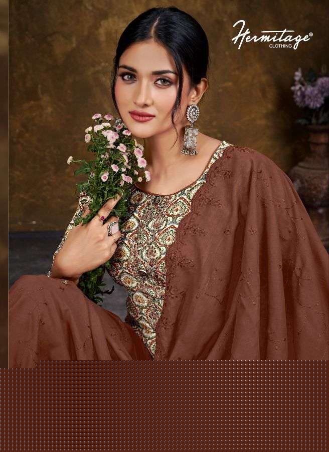 VOGUE BY HERMITAGE 1001 TO 1008 SERIES BEAUTIFUL PAKISTANI SUITS COLORFUL STYLISH FANCY CASUAL WEAR & ETHNIC WEAR PURE COTTON DRESSES AT WHOLESALE PRICE