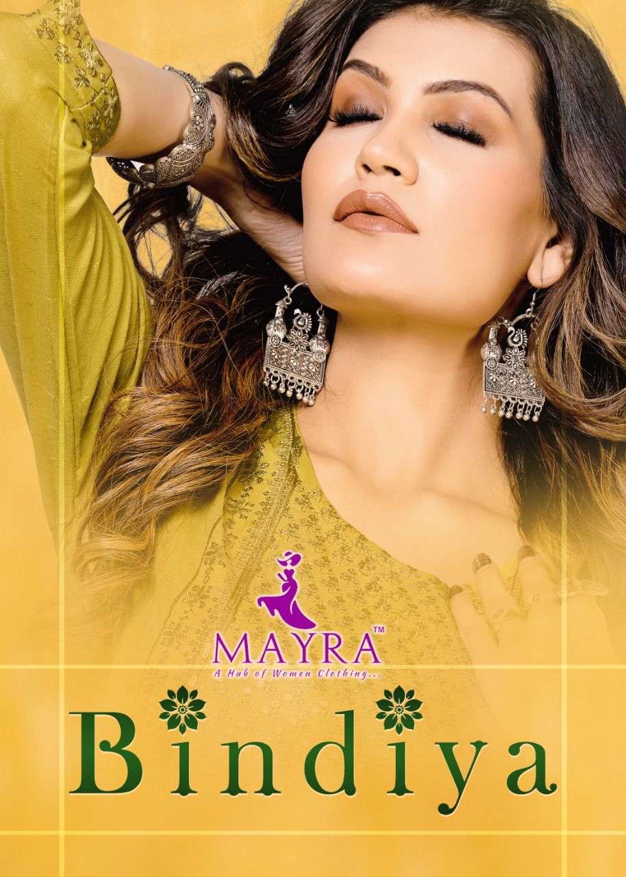 BINDIYA BY MAYRA 80103 TO 80110 SERIES BEAUTIFUL STYLISH FANCY COLORFUL CASUAL WEAR & ETHNIC WEAR COTTON EMBROIDERED KURTIS AT WHOLESALE PRICE