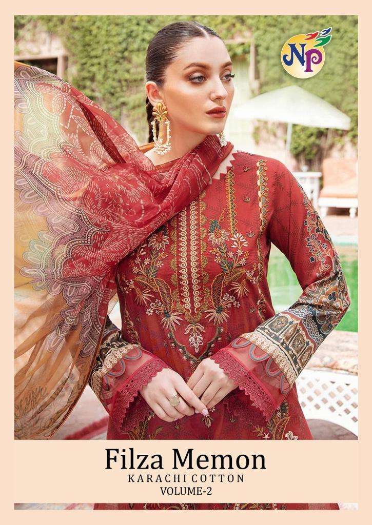 Filza Memon Vol-2 By Nand Gopal Prints 2001 To 2008 Series Beautiful Suits Stylish Fancy Colorful Party Wear & Occasional Wear Cotton Print Dresses At Wholesale Price