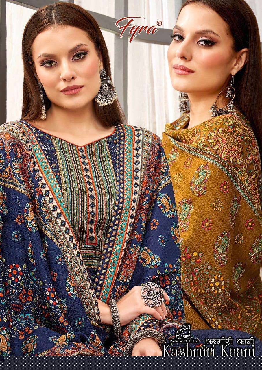 KASHMIRI KAANI 934 SERIES BY FYRA 934-001 TO 934-008 SERIES BEAUTIFUL SUITS COLORFUL STYLISH FANCY CASUAL WEAR & ETHNIC WEAR PURE PASHMINA DRESSES AT WHOLESALE PRICE