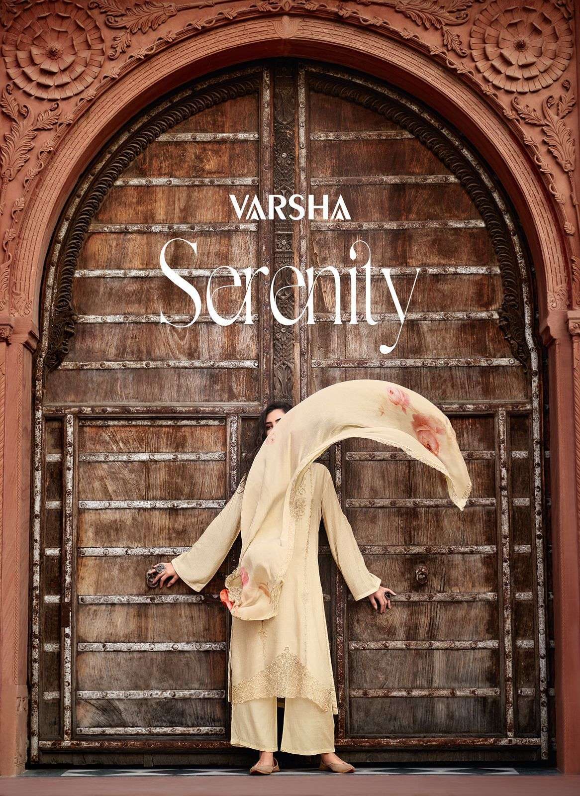 Serenity By Varsha 41 To 44 Series Beautiful Stylish Suits Fancy Colorful Casual Wear & Ethnic Wear & Ready To Wear Viscose Muslin Dresses At Wholesale Price
