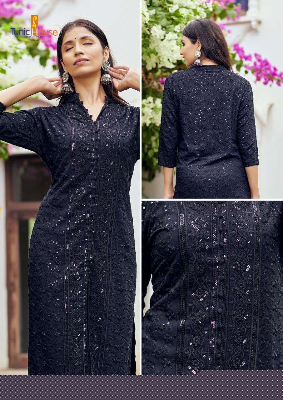 7 STAR BY TUNIC HOUSE BEAUTIFUL STYLISH FANCY COLORFUL CASUAL WEAR & ETHNIC WEAR VISCOSE RAYON WITH WORK KURTIS AT WHOLESALE PRICE