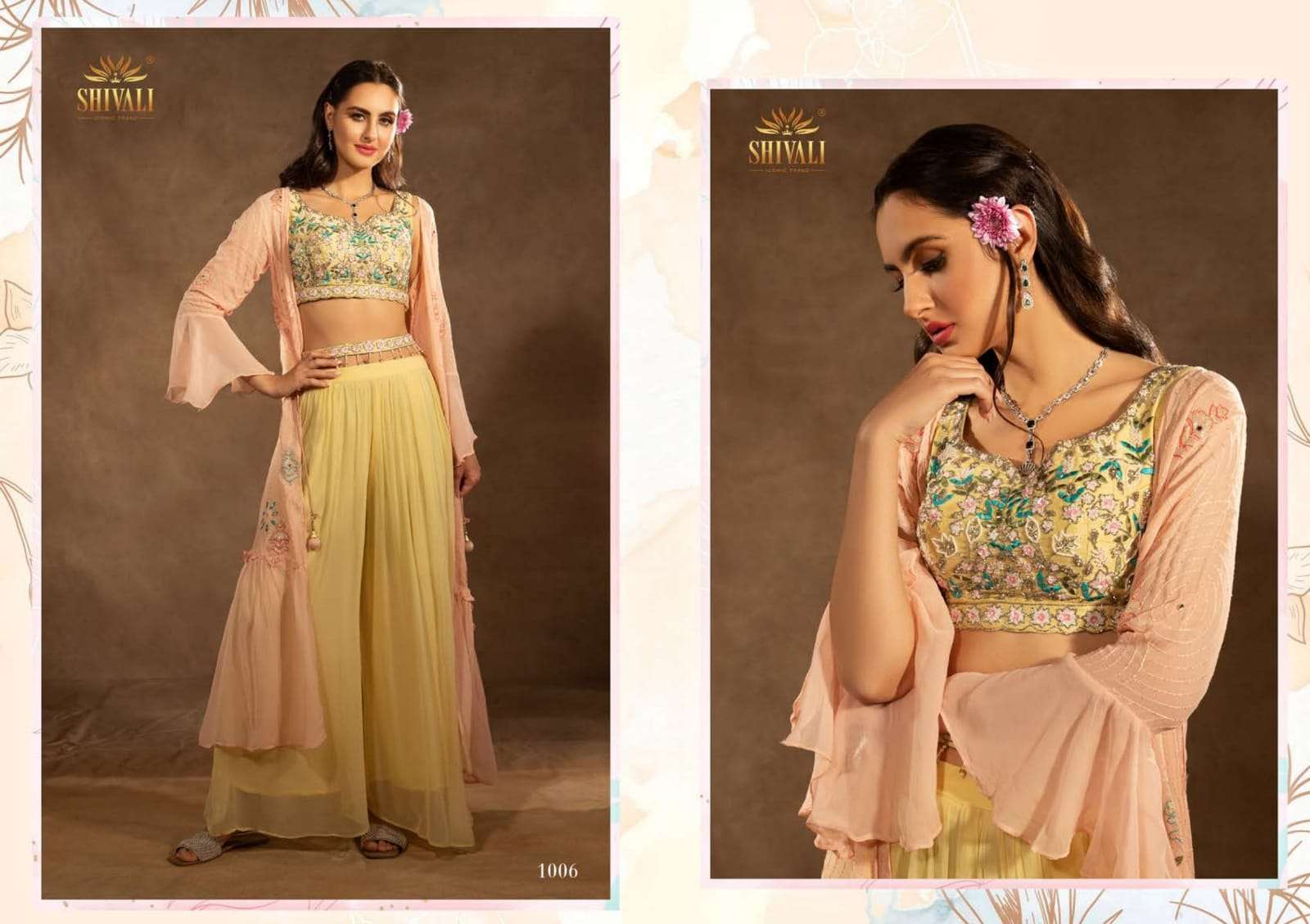 ALISHA THE LEGACY VOL-2 NX BY SHIVALI BEAUTIFUL STYLISH FANCY COLORFUL CASUAL WEAR & ETHNIC WEAR FANCY TOPS WITH BOTTOM AT WHOLESALE PRICE