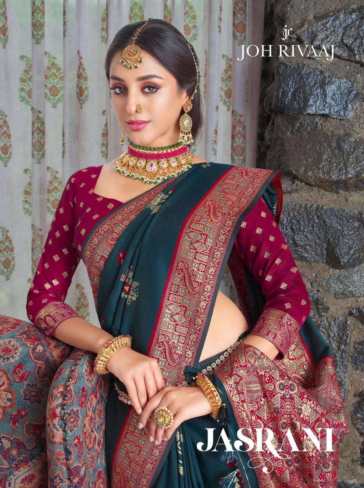 Jasrani By Joh Rivaaj 17001 To 17009 Series Indian Traditional Wear Collection Beautiful Stylish Fancy Colorful Party Wear & Occasional Wear Soft Silk Sarees At Wholesale Price