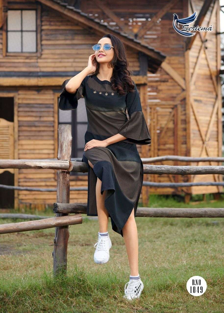 Kumb Capture Vol-2 By Sparrow 1048 To 1055 Series Designer Stylish Fancy Colorful Beautiful Party Wear & Ethnic Wear Collection Cotton Denim Kurtis At Wholesale Price