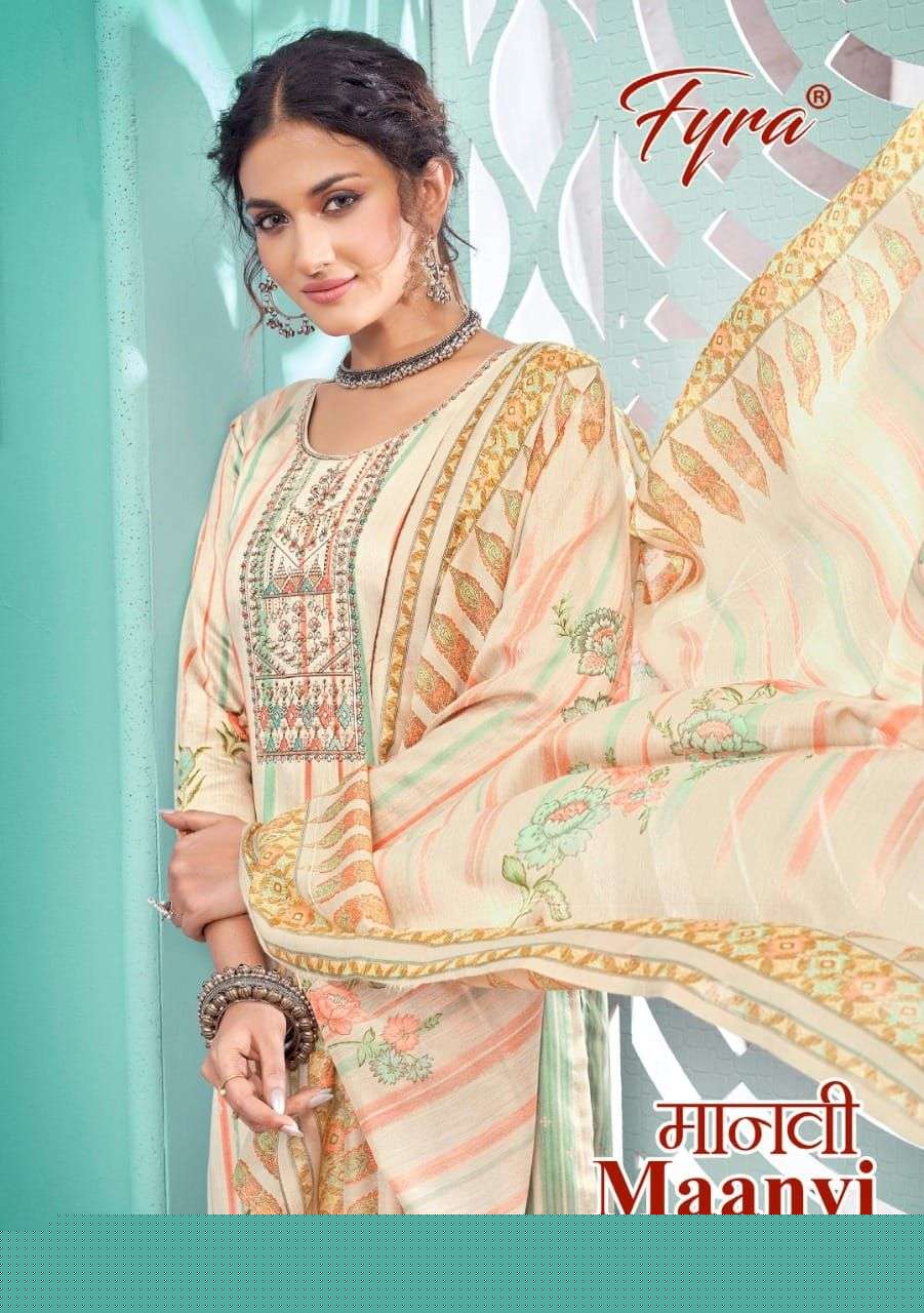 Maanvi By Fyra 924-001 To 924-010 Series Beautiful Stylish Suits Fancy Colorful Casual Wear & Ethnic Wear & Ready To Wear Pure Jam Printed Dresses At Wholesale Price
