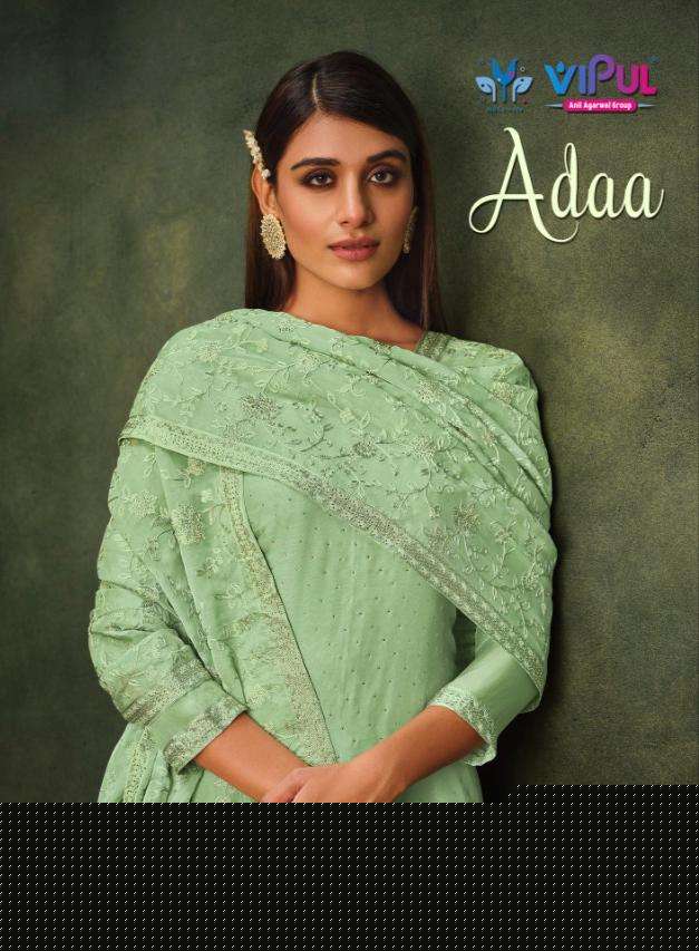 Adaa By Vipul Fashion 5081 To 5086 Series Beautiful Stylish Suits Fancy Colorful Casual Wear & Ethnic Wear & Ready To Wear Fancy Dresses At Wholesale Price