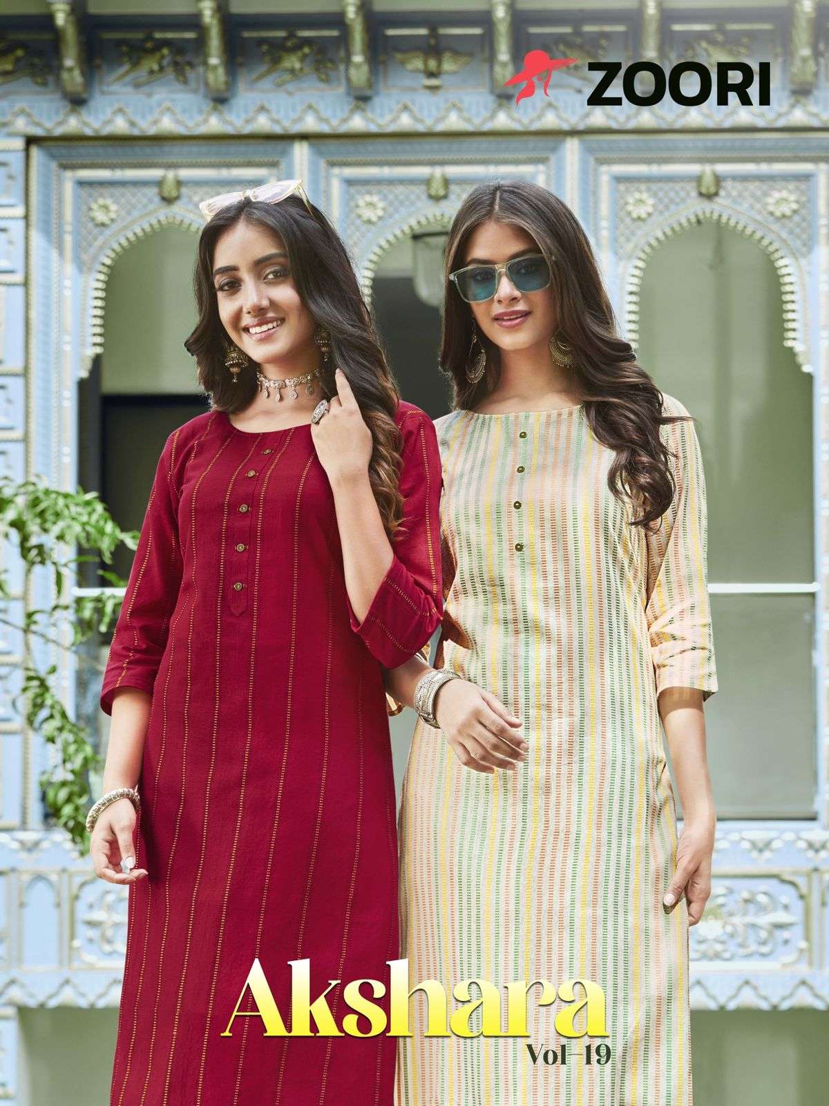 AKSHARA VOL-19 BY ZOORI 1111 TO 1116 SERIES DESIGNER STYLISH FANCY COLORFUL BEAUTIFUL PARTY WEAR & ETHNIC WEAR COLLECTION RAYON PRINT KURTIS AT WHOLESALE PRICE