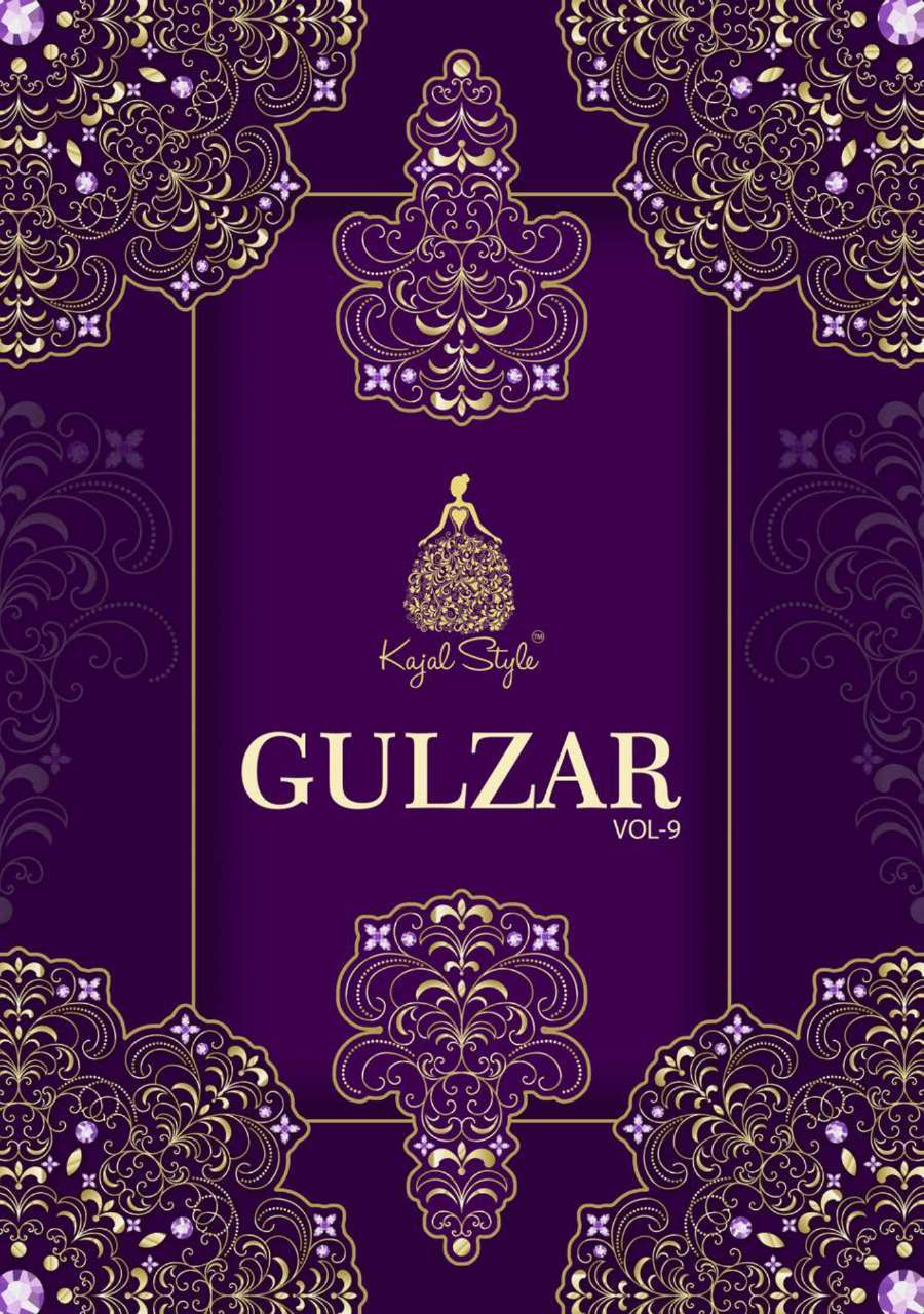 GULZAR VOL-9 BY KAJAL STYLE 9001 TO 9008 SERIES DESIGNER FESTIVE SUITS COLLECTION BEAUTIFUL STYLISH FANCY COLORFUL PARTY WEAR & OCCASIONAL WEAR HEAVY RAYON EMBROIDERED DRESSES AT WHOLESALE PRICE