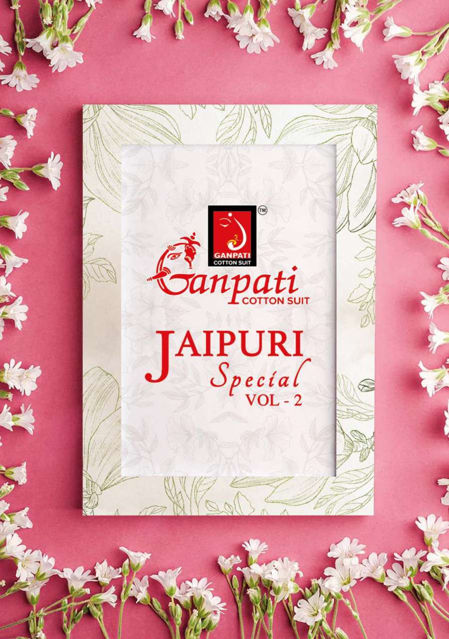 JAIPURI SPECIAL VOL-2 BY GANPATI COTTON SUITS 116TO 130 SERIES BEAUTIFUL STYLISH SUITS FANCY COLORFUL CASUAL WEAR & ETHNIC WEAR & READY TO WEAR PURE COTTON PRINT DRESSES AT WHOLESALE PRICE