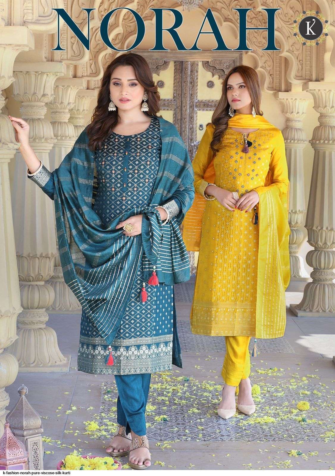 NURAH BY K FASHION W-5 TO W-8 SERIES DESIGNER PAKISTANI SUITS BEAUTIFUL STYLISH FANCY COLORFUL PARTY WEAR & OCCASIONAL WEAR PURE VISCOSE DRESSES AT WHOLESALE PRICE