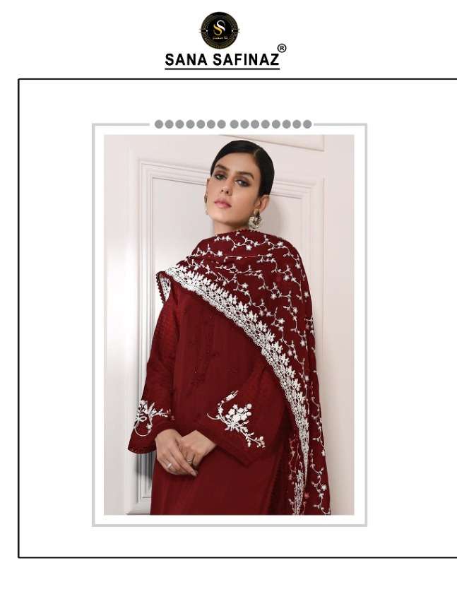 SANA SAFINAZ-134 BY SANA SAFINAZ 134-A TO 134-B SERIES PAKISTANI STYLISH BEAUTIFUL COLOURFUL PRINTED & EMBROIDERED PARTY WEAR & OCCASIONAL WEAR FAUX GEORGETTE EMBROIDERED DRESSES AT WHOLESALE PRICE