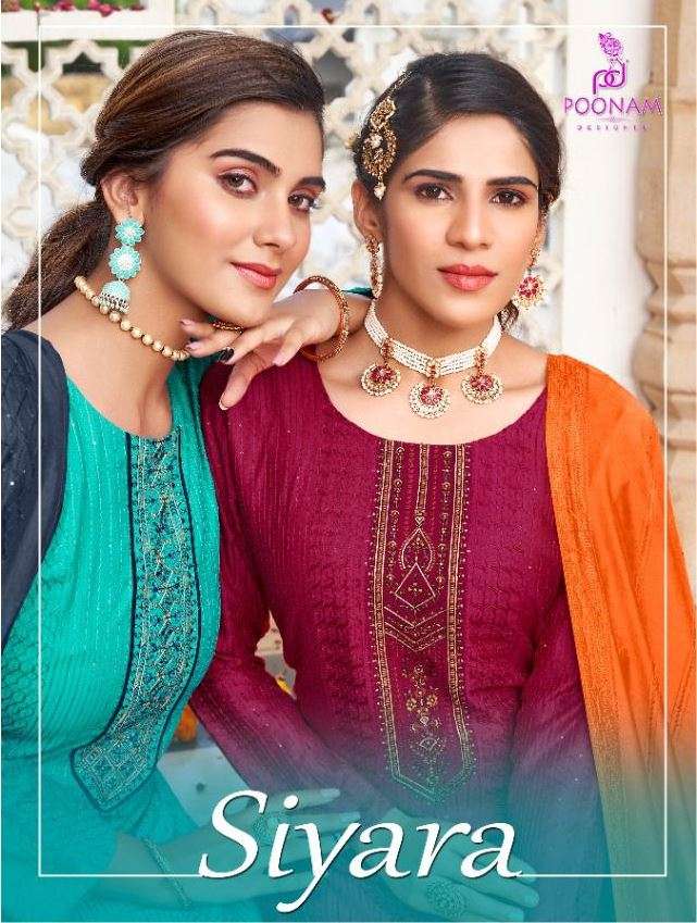SIYARA BY SMIT CREATION 1001 TO 1006 SERIES DESIGNER STYLISH FANCY COLORFUL BEAUTIFUL PARTY WEAR & ETHNIC WEAR COLLECTION CREPE SILK KURTIS AT WHOLESALE PRICE