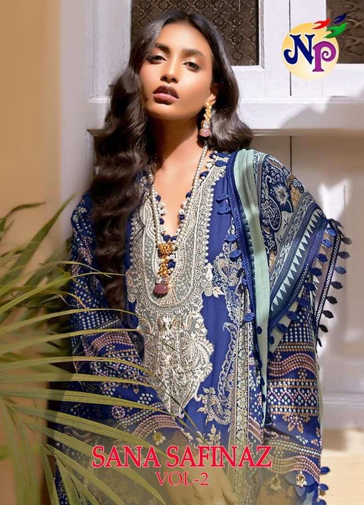 Sana Safinaz Vol-2 By Nand Gopal Prints 2001 To 2008 Series Beautiful Collection Suits Stylish Fancy Colorful Casual Wear & Ethnic Wear Cotton Printed Dresses At Wholesale Price