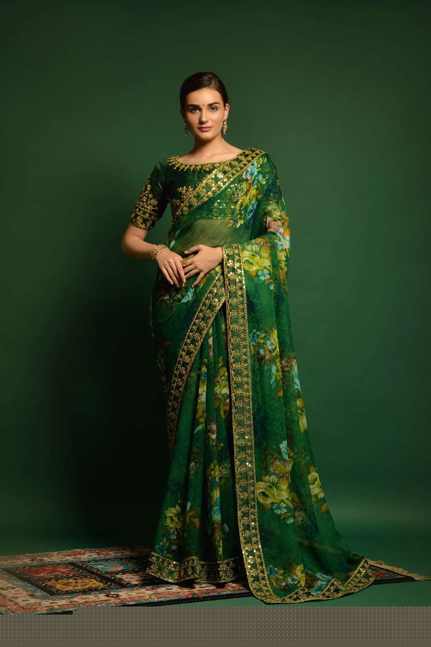Aashima By Purple Creation 01 To 07 Series Indian Traditional Wear Collection Beautiful Stylish Fancy Colorful Party Wear & Occasional Wear Georgette Sarees At Wholesale Price
