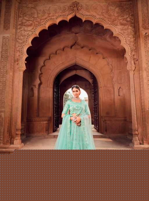 Aahvan Vol-2 By Aahvan 1101 To 1103 Series Designer Beautiful Collection Occasional Wear & Party Wear Heavy Net Lehengas At Wholesale Price