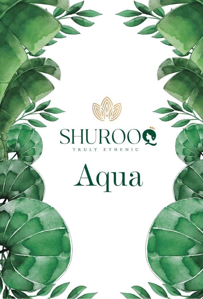 AQUA BY SHUROOQ 01 TO 04 SERIES DESIGNER SUITS BEAUTIFUL STYLISH FANCY COLORFUL PARTY WEAR & OCCASIONAL WEAR PURE DOLA SILK JACQUARD DRESSES AT WHOLESALE PRICE