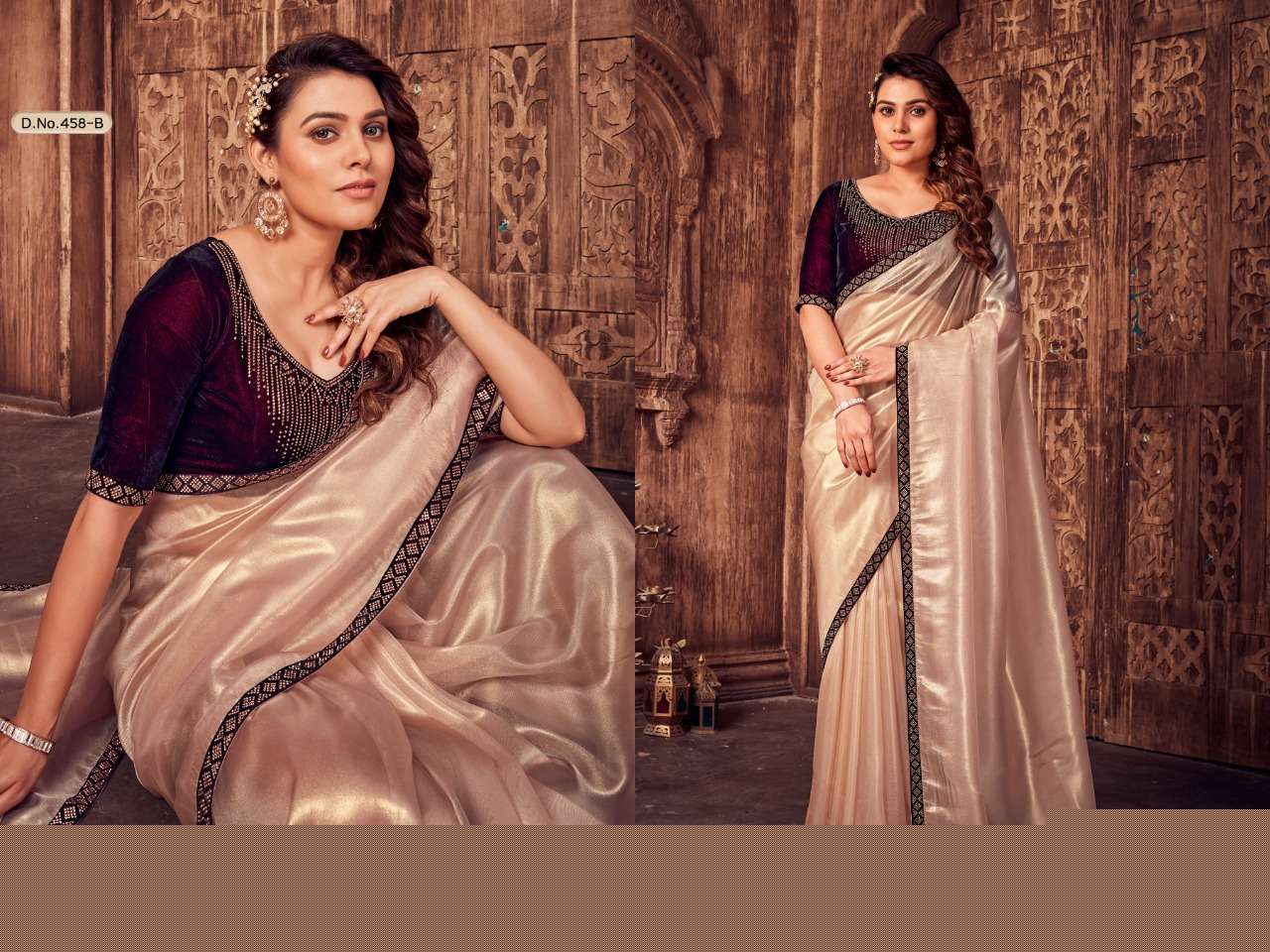 MEHAK 458 COLOURS BY MEHAK 458-A TO 458-D SERIES INDIAN TRADITIONAL WEAR COLLECTION BEAUTIFUL STYLISH FANCY COLORFUL PARTY WEAR & OCCASIONAL WEAR SILK SAREES AT WHOLESALE PRICE