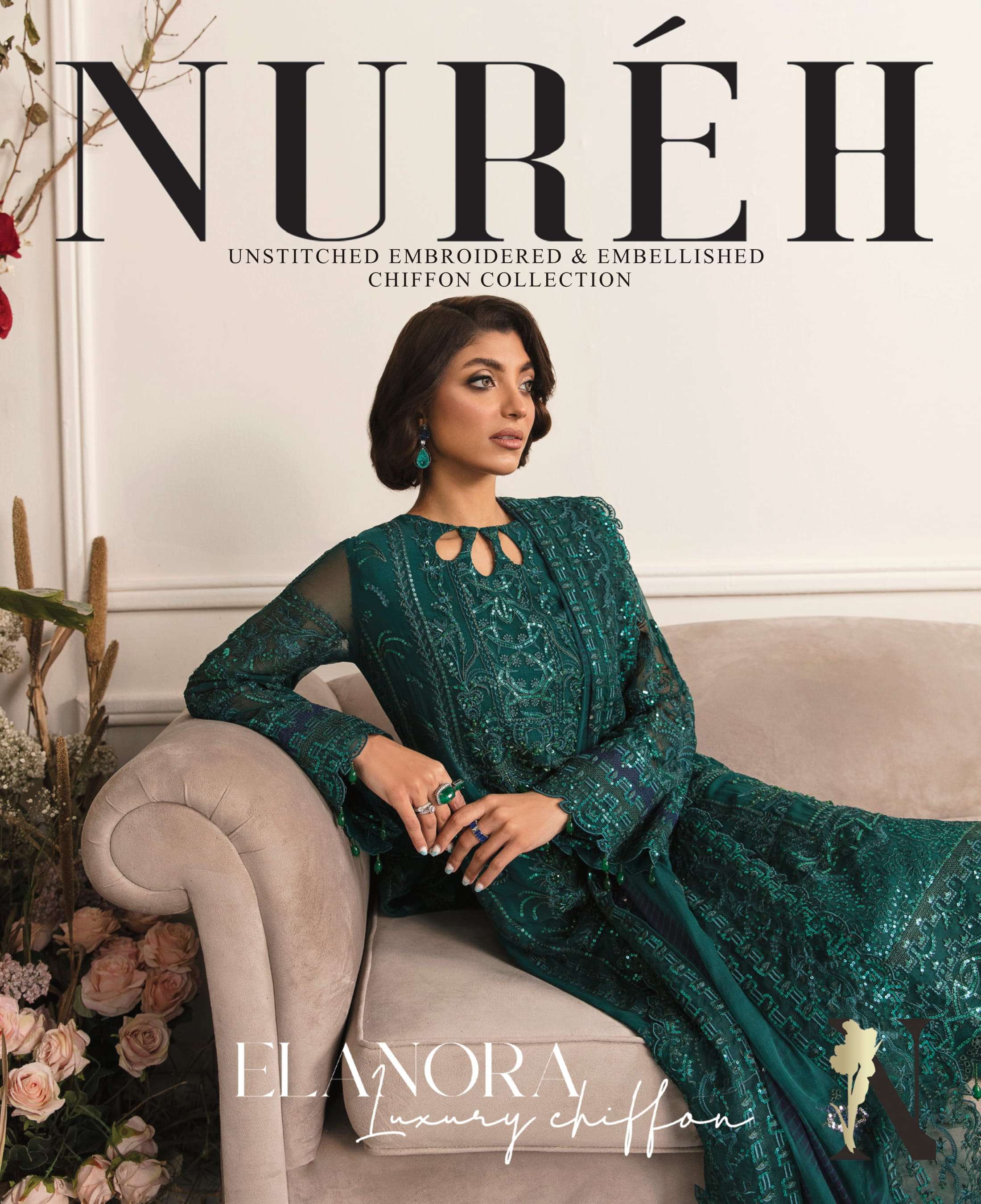 ORIGINAL PAKISTANI NUREH BY FASHID WHOLESALE 14 TO 19 SERIES BEAUTIFUL PAKISTANI SUITS COLORFUL STYLISH FANCY CASUAL WEAR & ETHNIC WEAR FANCY DRESSES AT WHOLESALE PRICE