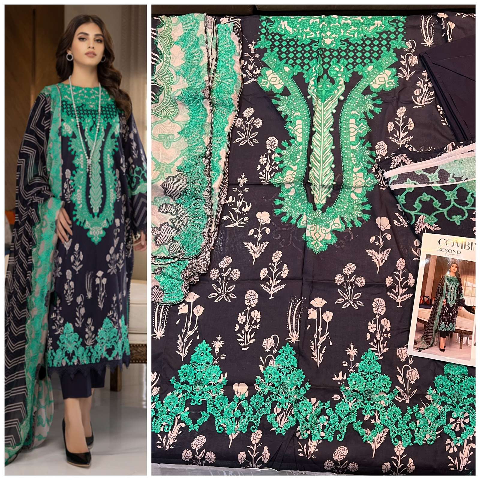 ORIGINAL PAKISTANI CHARIZMA COMBINATIONS BY FASHID WHOLESALE 01 TO 11 SERIES BEAUTIFUL PAKISTANI SUITS COLORFUL STYLISH FANCY CASUAL WEAR & ETHNIC WEAR LAWN DRESSES AT WHOLESALE PRICE