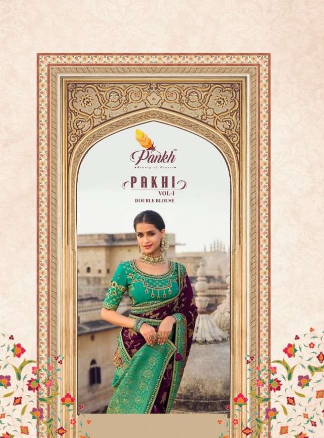 Pakhi Vol-1 By Pankh Creation 3801 To 3813 Series Indian Traditional Wear Collection Beautiful Stylish Fancy Colorful Party Wear & Occasional Wear Banarasi Silk Sarees At Wholesale Price