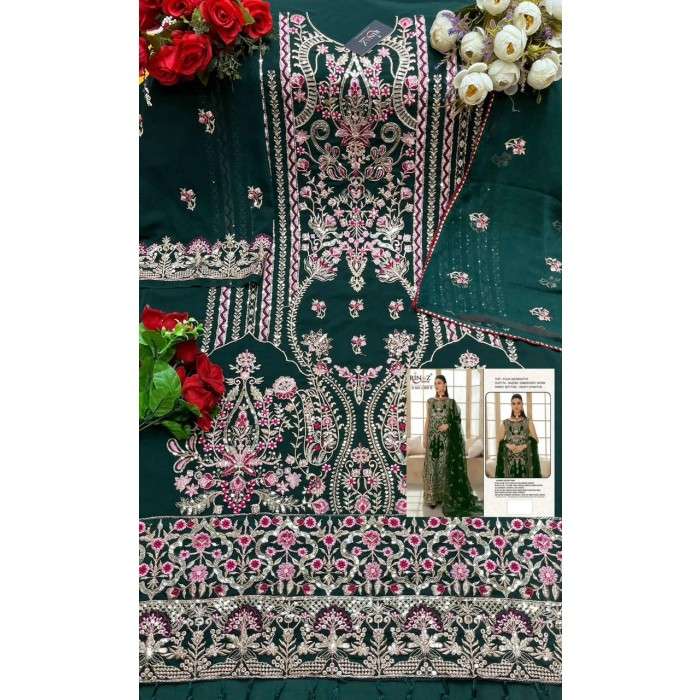 RINAZ 1388 COLOURS BY RINAZ FASHION 1388-A TO 1388-D SERIES DESIGNER FESTIVE PAKISTANI SUITS COLLECTION BEAUTIFUL STYLISH FANCY COLORFUL PARTY WEAR & OCCASIONAL WEAR HEAVY FAUX GEORGETTE EMBROIDERED DRESSES AT WHOLESALE PRICE