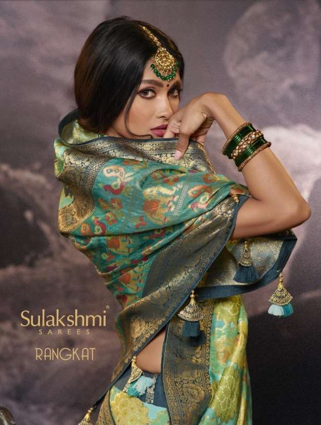 Rangkat By Sulakshmi 7401-A To 7405-B Series Indian Traditional Wear Collection Beautiful Stylish Fancy Colorful Party Wear & Occasional Wear Viscose Silk Sarees At Wholesale Price