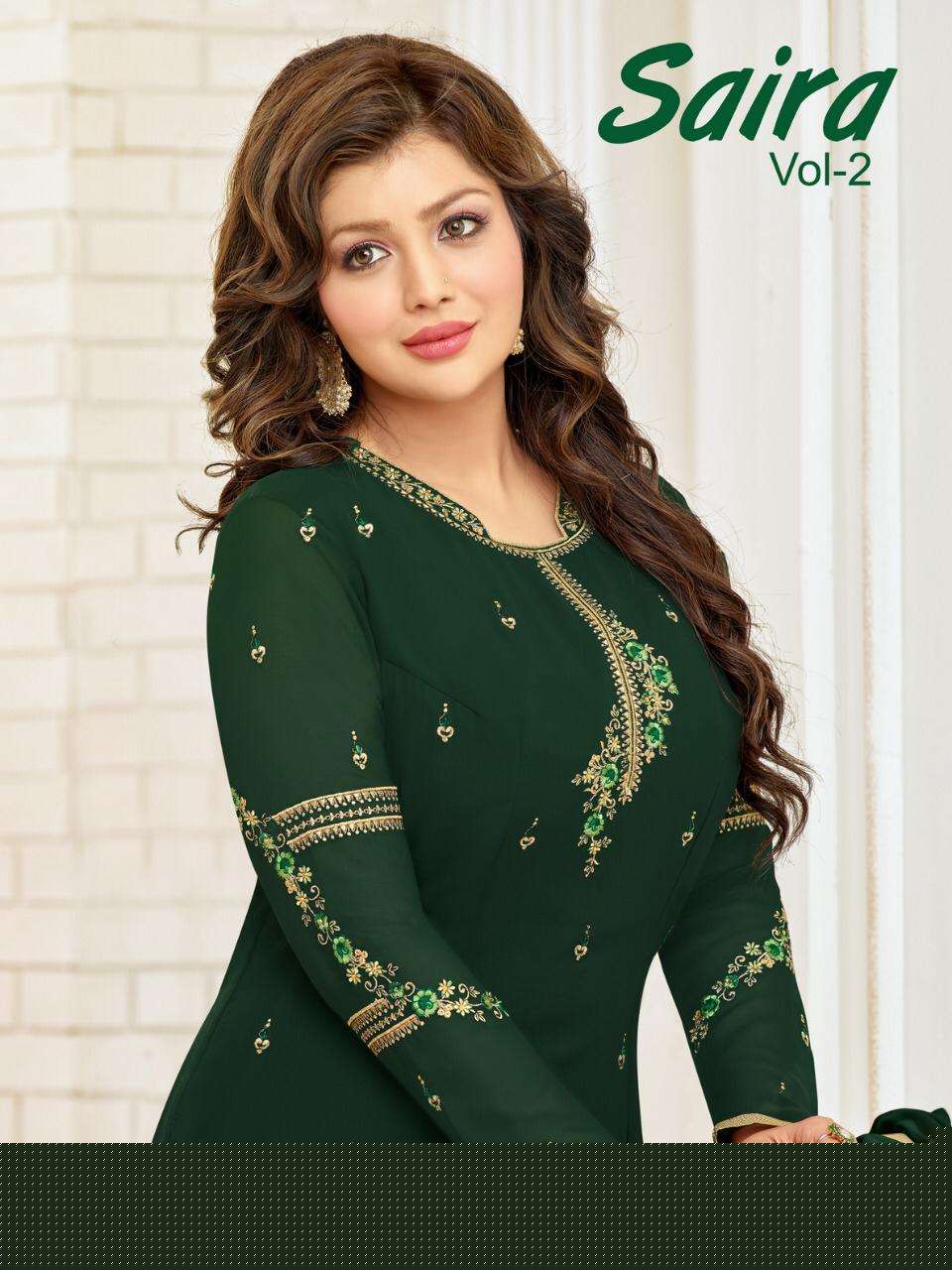 Saira Vol-2 By Mahaveer Fashion 6804 To 6812 Series Beautiful Pashmina Suits Stylish Fancy Colorful Winter Wear & Ethnic Wear Faux Georgette Embroidered Dresses At Wholesale Price